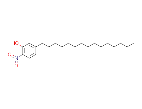 Molecular Structure of 200421-95-0 (Phenol, 2-nitro-5-pentadecyl-)