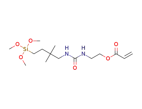 3,3-dimethoxy-6,6-dimethyl-9-oxo-2-oxa-8,10-diaza-3-siladodecan-12-yl acrylate