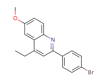 2-(4-bromophenyl)-4-ethyl-6-methoxyquinoline