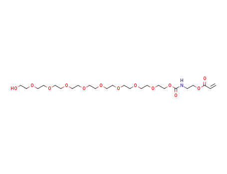 31-hydroxy-4-oxo-5,8,11,14,17,20,23,26,29-nonaoxa-3-azahentriacontyl acrylate