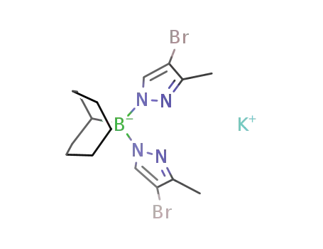 potassium[bis(3-Me-4-Br-pyrazolyl)borate(C8H14)]