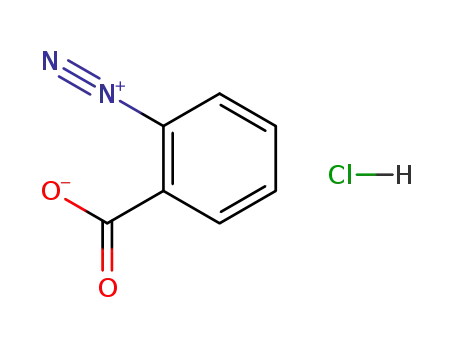 Molecular Structure of 4661-46-5 (Benzenediazonium, 2-carboxy-, chloride)