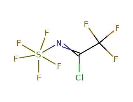 sulfur pentafluoride (1-chloro-2,2,2-trifluoroethylidene)amide