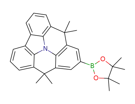 7,7,11,11-tetramethyl-9-(4,4,5,5-tetramethyl-1,3,2-dioxaborolan-2-yl)-7,11-dihydrobenzo[8,1]indolizino[2,3,4,5,6-defg]acridine