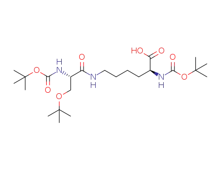 (2S)-2-(tert-butoxycarbonylamino)-6-((2S)-3-(tert-butoxy)-2-(tert-butoxycarbonylamino)-propanamido)-hexanoic acid