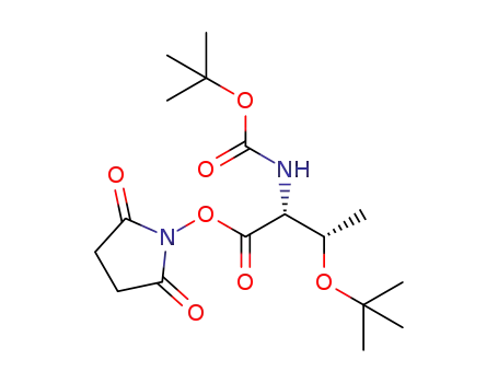 N-hydroxysuccinimidyl (2R,3S)-3-(tert-butoxy)-2-(tert-butoxycarbonyl-amino)-butanoate