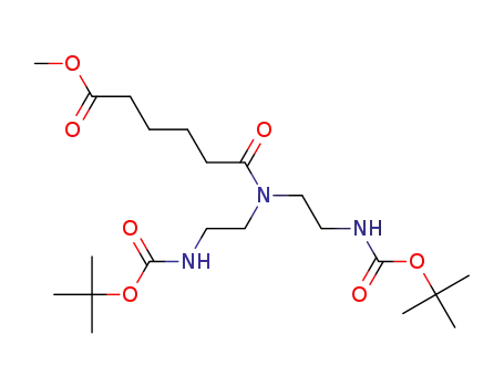 methyl 6-[bis[2-(tert-butoxycarbonylamino)ethyl]amino]-6-oxohexanoate