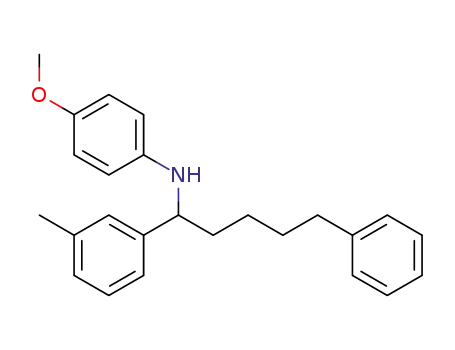 4-methoxy-N-(5-phenyl-1-(m-tolyl)pentyl)aniline