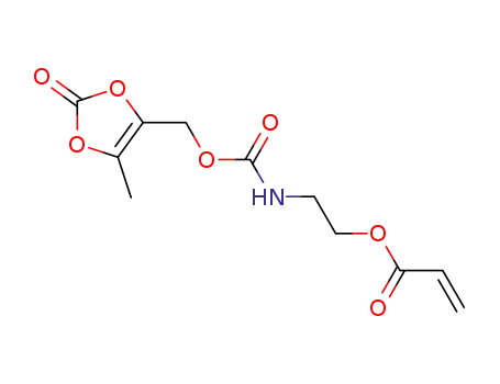 2-[[[(5-methyl-1,3-dioxolen-2-one-4-yl)methoxy]carbonyl]amino]ethyl acrylate