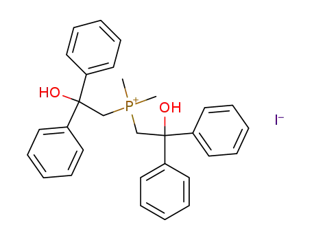 bis-(2-hydroxy-2,2-diphenyl-ethyl)-dimethyl-phosphonium; iodide