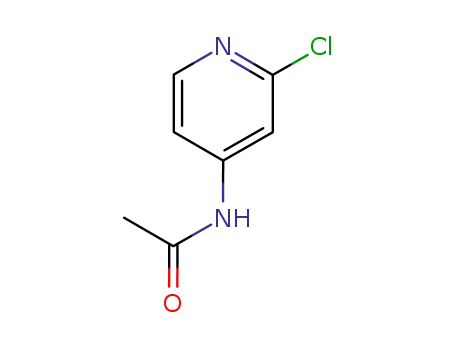 Molecular Structure of 13602-82-9 (4-Acetamido-2-chloropyridine)