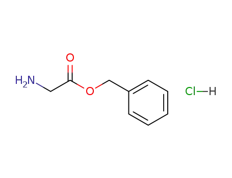 Molecular Structure of 2462-31-9 (Benzyl glycinate hydrochloride)