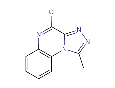 Molecular Structure of 91895-39-5 (4-CHLORO-1-METHYL[1,2,4]TRIAZOLO[4,3-A]QUINOXALINE)