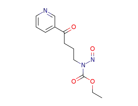 Molecular Structure of 68743-68-0 (4-(carbethoxynitrosamino)-1-(3-pyridyl)-1-butanone)