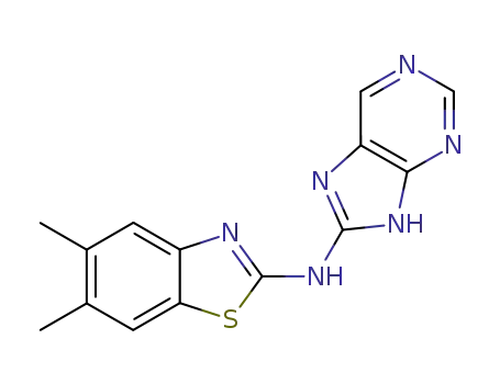 (5,6-Dimethyl-benzothiazol-2-yl)-(9H-purin-8-yl)-amine