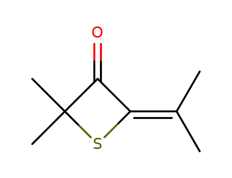 4,4-dimethyl-2-(2-propylidene)-3-thietanone