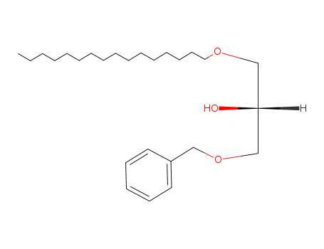 Molecular Structure of 88988-71-0 (2-Propanol, 1-(hexadecyloxy)-3-(phenylmethoxy)-, (R)-)