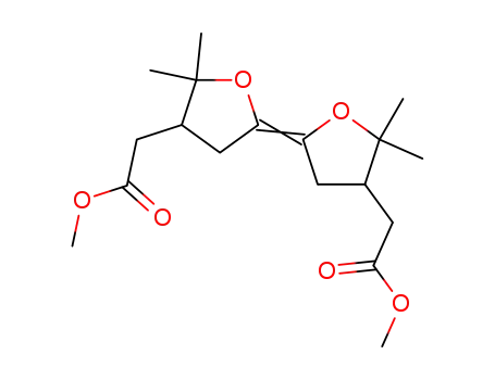 Methyl 2,2-dimethyl-5-(2,2-dimethyltetrahydro-3-(methoxycarbonyl)furan-5-ylidene)tetrahydro-3-furanacetate