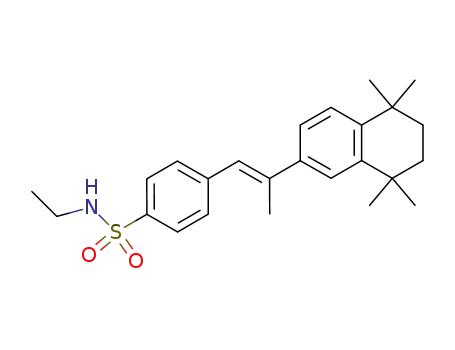 N-ethyl p-<(E)-2-(5,6,7,8-tetrahydro-5,5,8,8-tetramethyl-2-naphthyl)propenyl>benzenesulfonamide