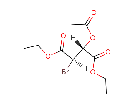 diethyl (2S,3R)-erythro-2-acetoxy-3-bromosuccinate