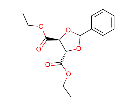 Molecular Structure of 141042-56-0 ((2S,3S)-(+)-DIETHYL 2,3-O-BENZYLIDENETARTRATE)