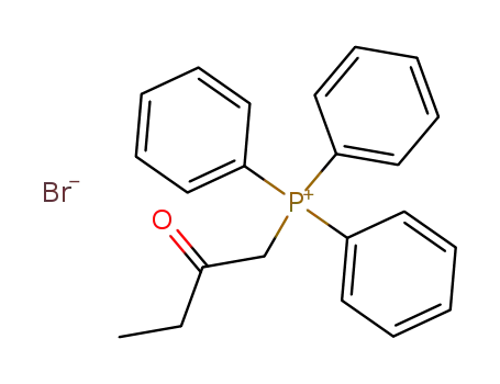 Molecular Structure of 94953-37-4 (Phosphonium, (2-oxobutyl)triphenyl-, bromide)