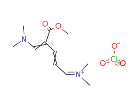 4-Methoxycarbonyl-5-dimethylamino-penta-2,4-dienyl-dimethylimonium