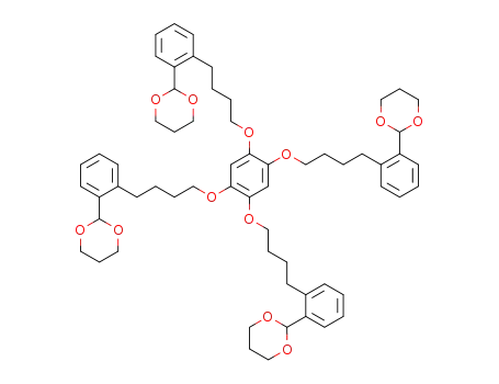 1,2,4,5-Tetrakis<4-<2-(1,3-dioxan-2-yl)phenyl>butyloxy>benzene