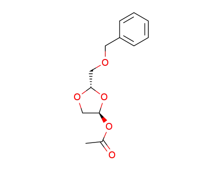 2S-benzyloxymethyl-4S acetoxy-1,3 dioxolane