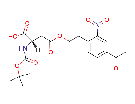 (S)-2-tert-Butoxycarbonylamino-succinic acid 4-[2-(4-acetyl-2-nitro-phenyl)-ethyl] ester