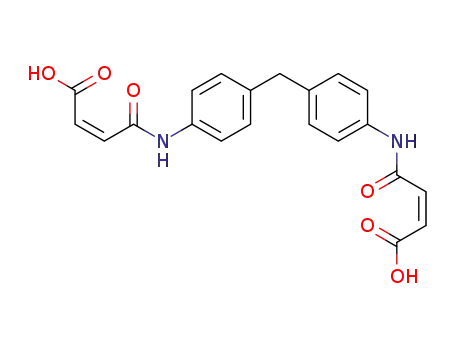 Molecular Structure of 6330-01-4 ((Z)-3-[[4-[[4-(3-carboxyprop-2-enoylamino)phenyl]methyl]phenyl]carbamoyl]prop-2-enoic acid)