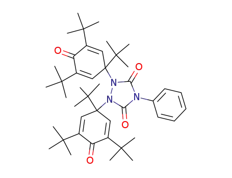 1,2-Bis-(1,3,5-tri-tert-butyl-4-oxo-cyclohexa-2,5-dien-1-yl)-4-phenyl-1,2,4-triazolidin-3,5-dion
