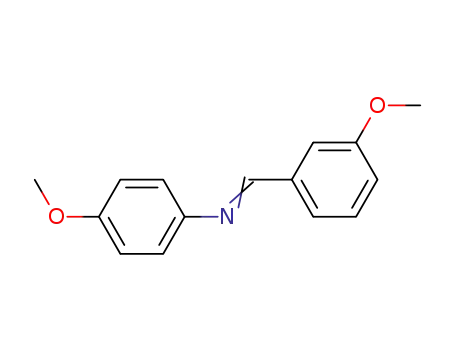 4-methoxy-N-[(3-methoxyphenyl)methylene]benzenamine