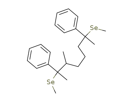 2,7-(dimethylseleno)-2,7-diphenyl-3-methyloctane