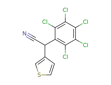 α-(3-Thiophene-yl)-α-(2,3,4,5,6-pentachlorophenyl)acetonitrile
