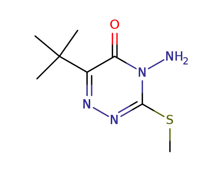 Molecular Structure of 21087-64-9 (Metribuzin)