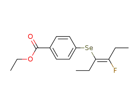 (E)-3-[(p-ethoxycarbonyl)phenylseleno]-4-fluorohex-3-ene