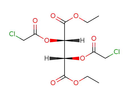 (2S,3S)-2,3-Bis-(2-chloro-acetoxy)-succinic acid diethyl ester