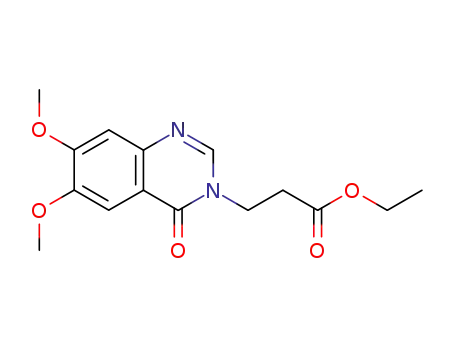 3-(6,7-dimethoxy-4-oxo-4H-quinazolin-3-yl)-propionic acid ethyl ester