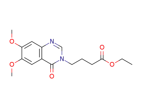 4-(6,7-dimethoxy-4-oxo-4H-quinazolin-3-yl)-butyric acid ethyl ester