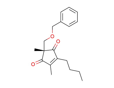 (S)-2-((benzyloxy)methyl)-4-butyl-2,5-dimethylcyclopent-4-ene-1,3-dione