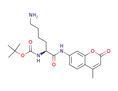 N-(4-methyl-7-coumarinyl)-N-α-(tert-butyloxycarbonyl)-lysinamide