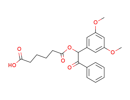 hexanedioic acid mono-[1-(3,5-dimethoxy-phenyl)-2-oxo-2-phenyl-ethyl] ester