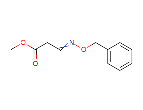 Molecular Structure of 561068-87-9 (Propanoic acid, 3-[(phenylmethoxy)imino]-, methyl ester)
