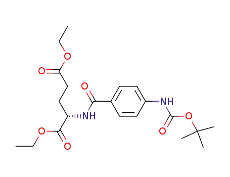 diethyl (2S)-2-(4-[(tert-butoxycarbonyl)amino]benzoylamino)pentanedioate