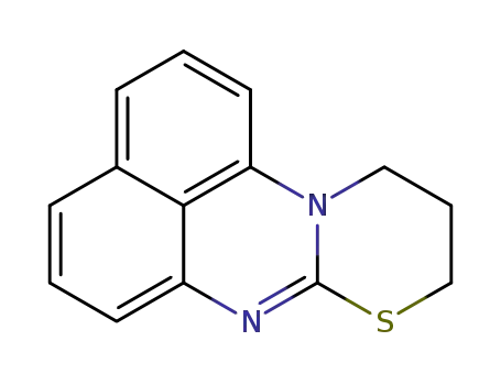 Molecular Structure of 72391-43-6 (10,11-dihydro-9H-[1,3]thiazino[3,2-a]perimidine)