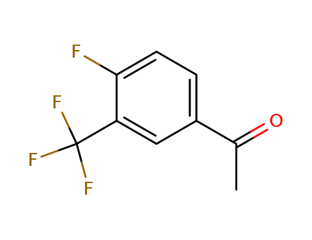 Molecular Structure of 208173-24-4 (4'-FLUORO-3'-(TRIFLUOROMETHYL)ACETOPHENONE)