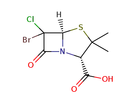 6-Chloro-6-bromopenicillanic acid