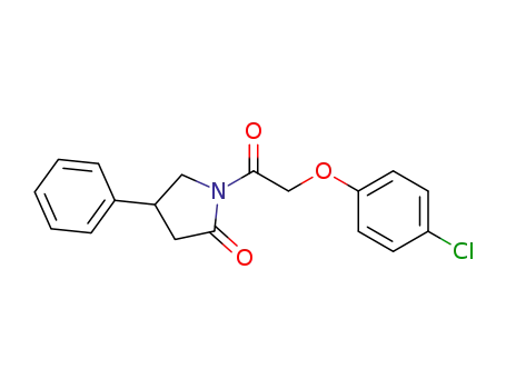 N-(4-chlorophenoxyacetyl)-4-phenyl-pyrrolidin-2-one