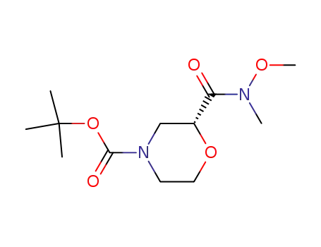 tert-butyl (2R)-2-[methoxy(methyl)carbamoyl]morpholine-4-carboxylate